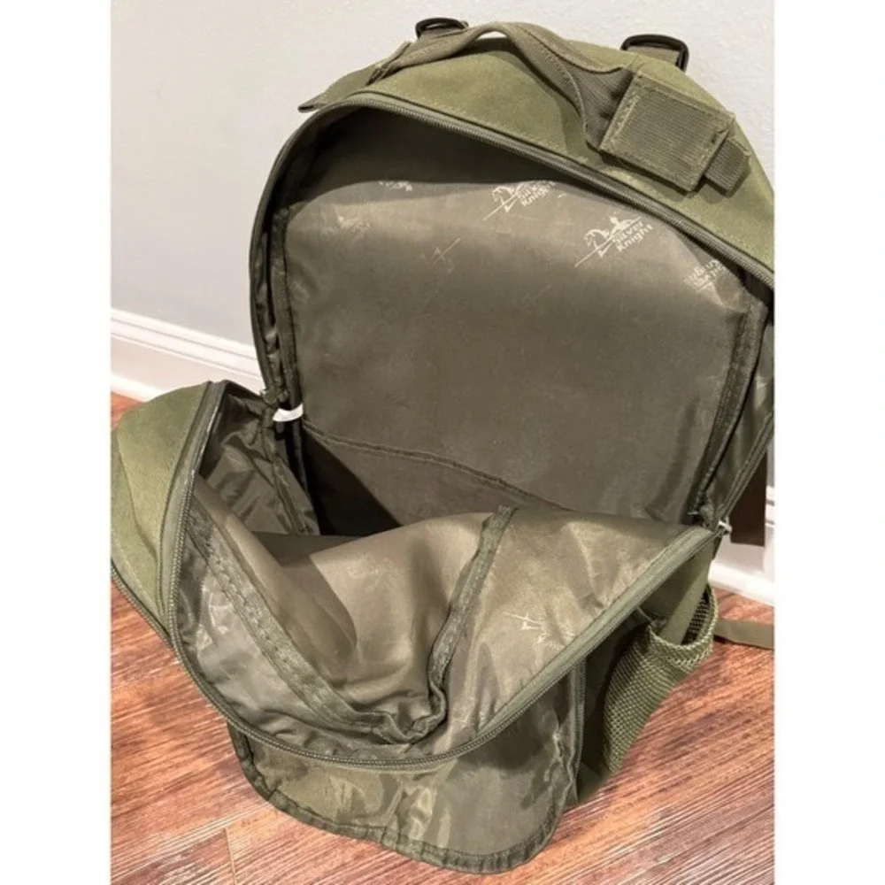 YINQISHI Olive Green Tactical Backpack Military Style Multiple‎ Pockets Durable